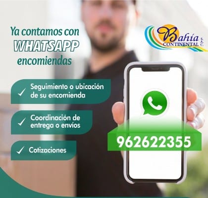 Bahía Continental WhatsApp encomiendas